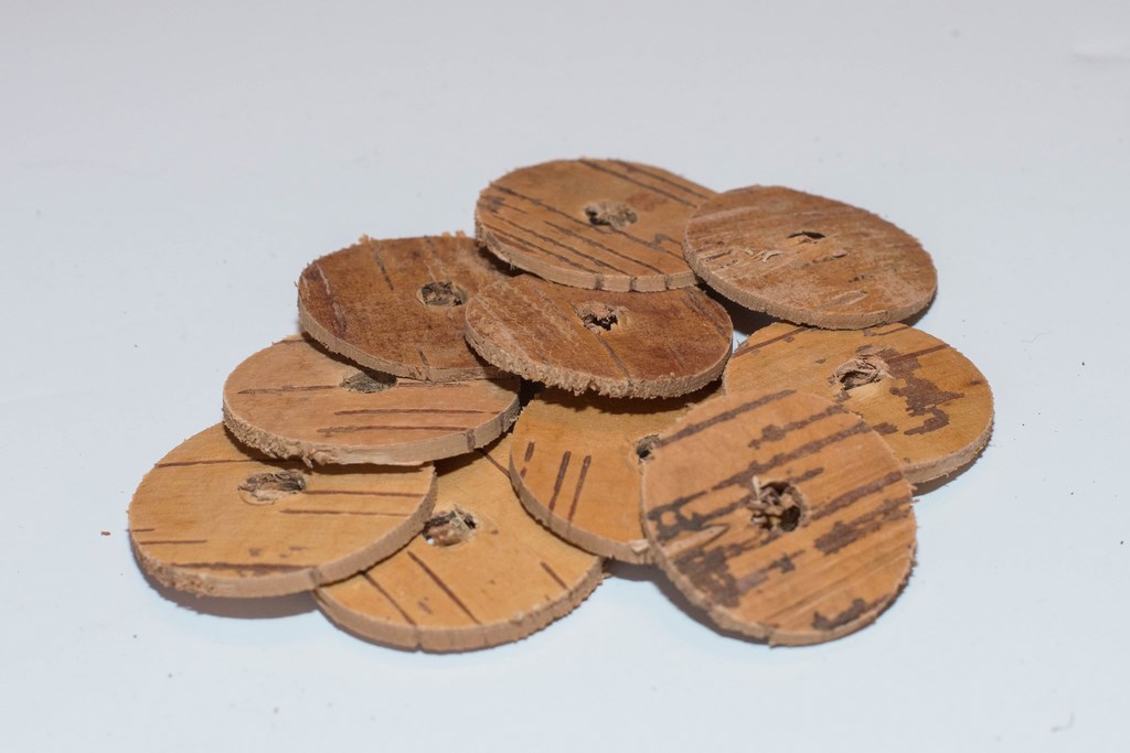 Rondelles d’écorce de bouleau