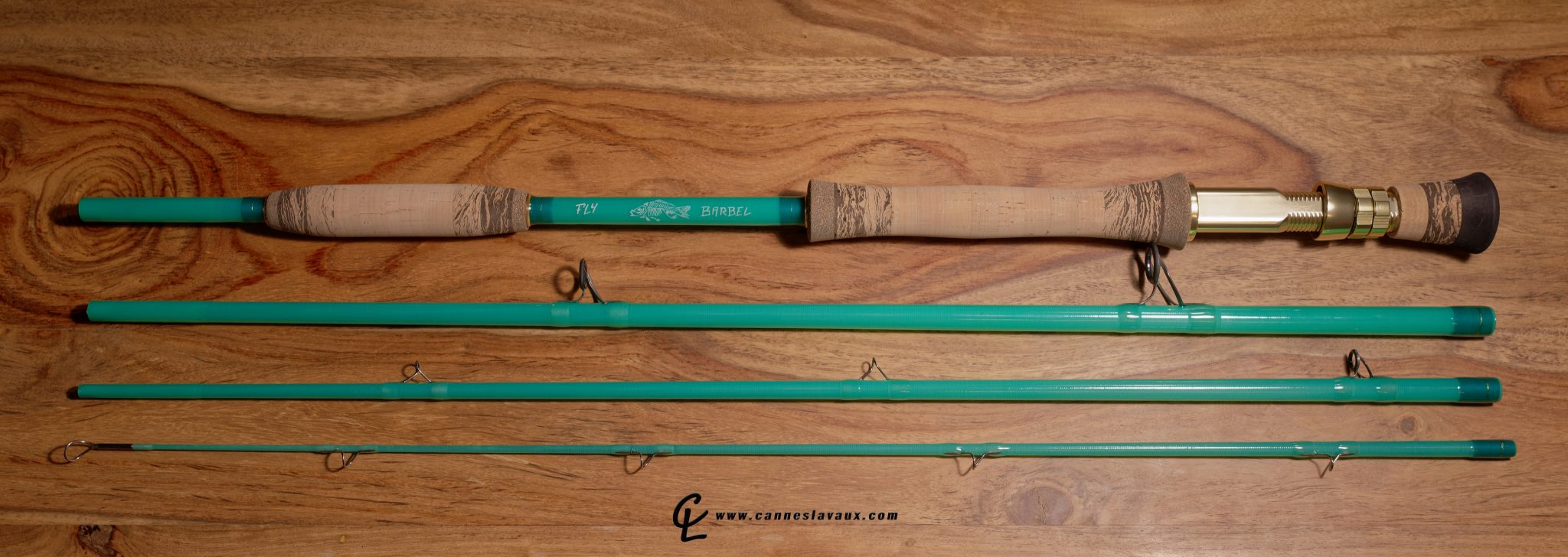 Canne à Pêche à La Mouche Fibre De Verre, 7 Pieds, Soie #4, 3 Brins, Action Parabolique, Neuve